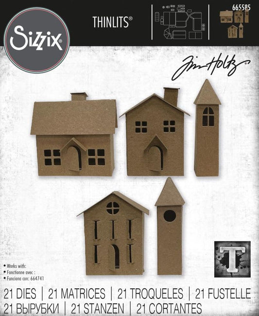 Tim Holtz / Sizzix - 665585 - Paper Village #2*