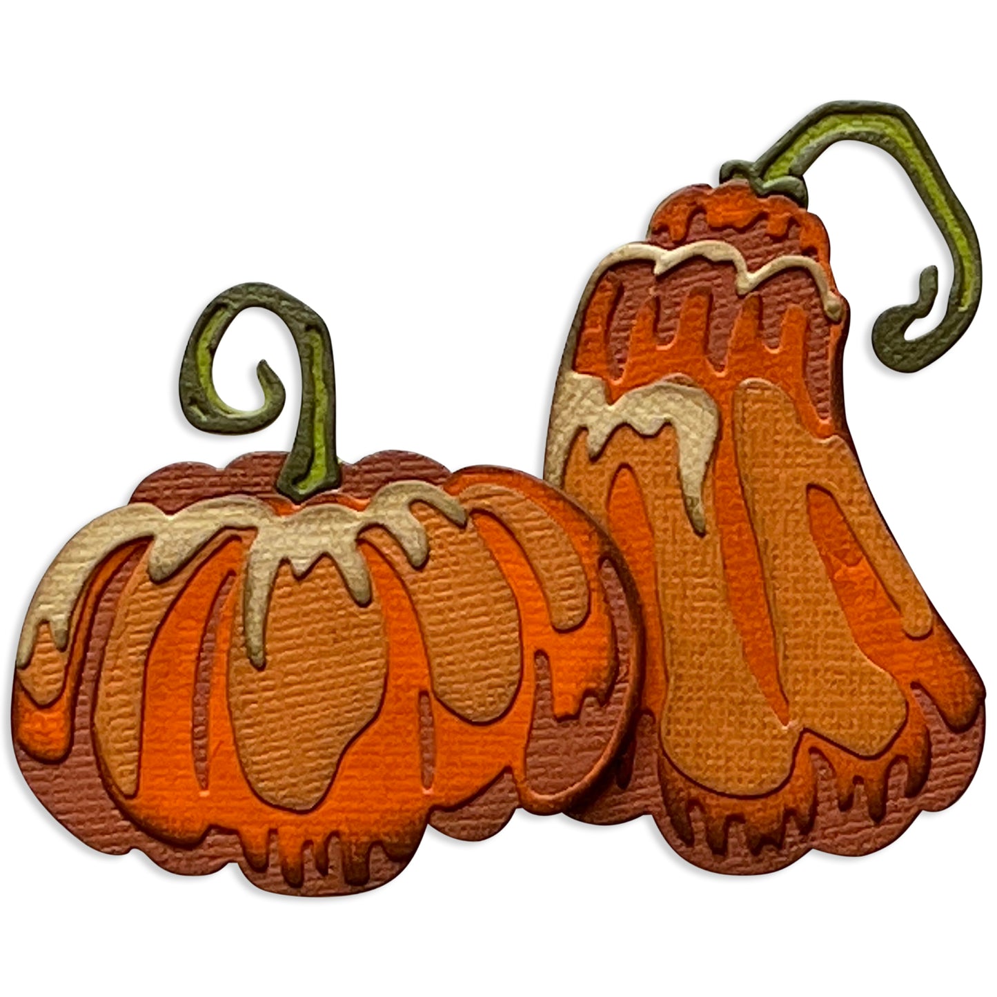 Tim Holtz / Sizzix - 665999 Pumpkin Duo Colorized*