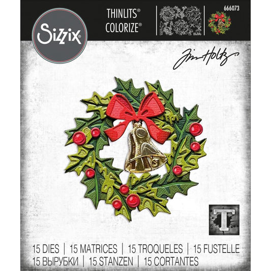 Tim Holtz / Sizzix 666073 Yuletide Colorize Thincuts*