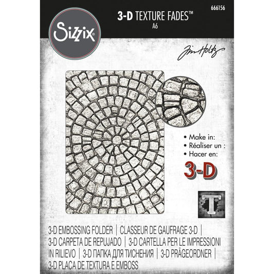 Tim Holtz / Sizzix - 666156 Mosaic 3D Embossing Folder - sold out *