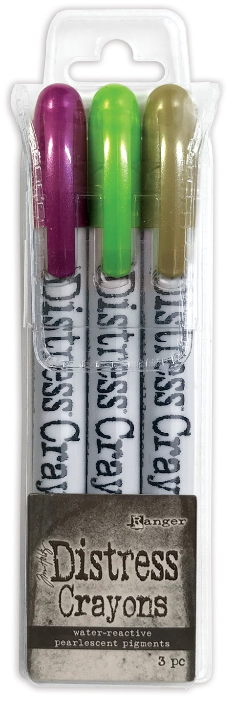 Tim Holtz Distress Crayon Pearl Set - Halloween Set #4