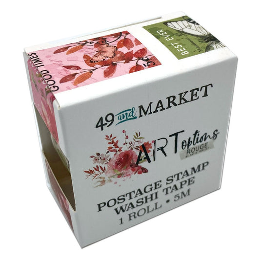 49 & Market ARToptions Collection - AOR39470 Rouge Washi Postage tape