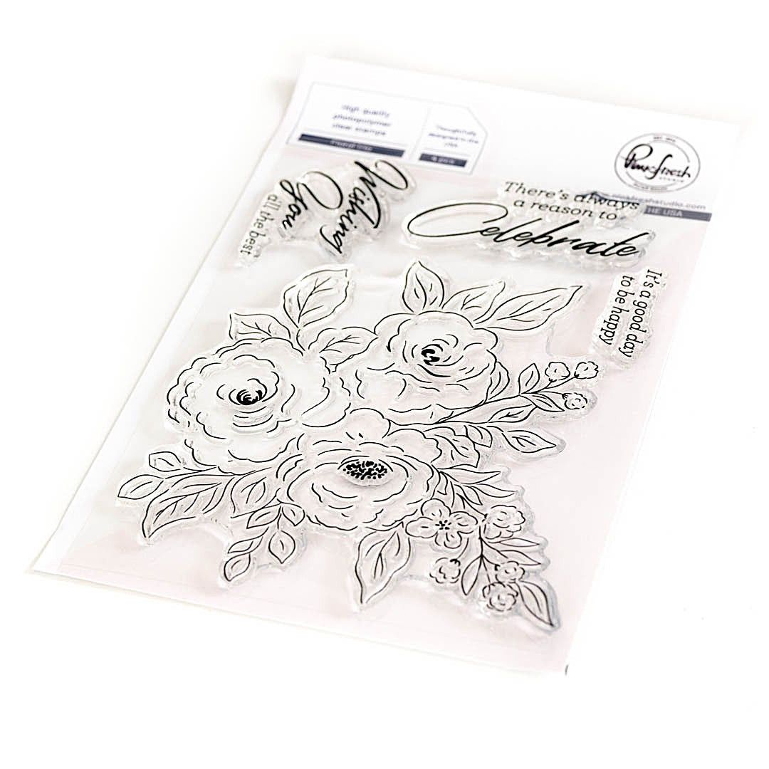 PinkFresh Studio - Floral Trio stamp set (PF191823)