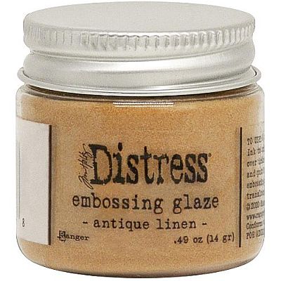 Distress Embossing Glaze - Antique Linen