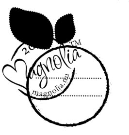 Magnolia Rubber Stamps - Apple Tag*
