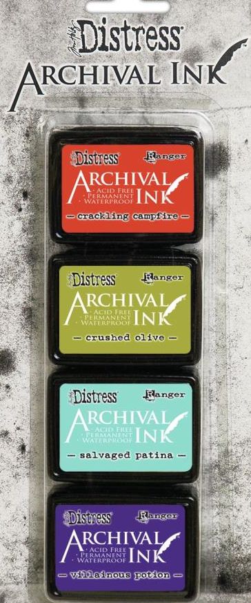 Distress Archival Mini Ink Pads - Kit 5