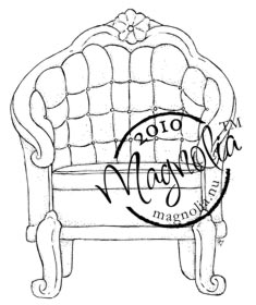 Magnolia Rubber Stamps - Armchair*