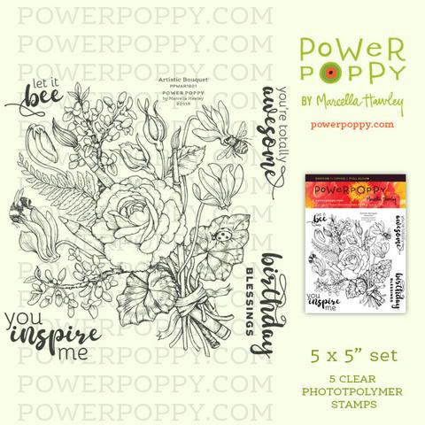 Power Poppy - Artistic Bouquet