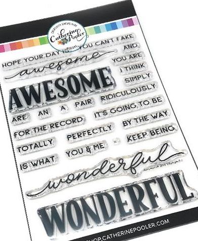 Catherine Pooler - Awesome & Wonderful stamp set