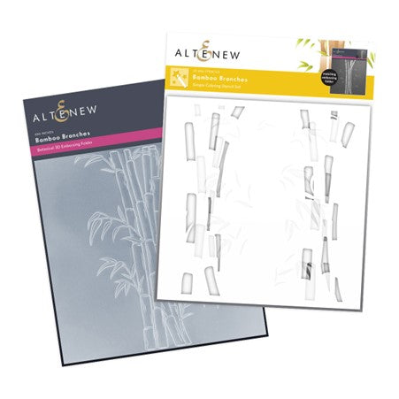 Altenew - Bamboo Branches (embossing folder and stencil)