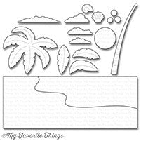 My Favorite Things - Beach Scene Builder die set..