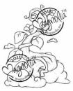 Magnolia Rubber Stamp - Bean Stalk