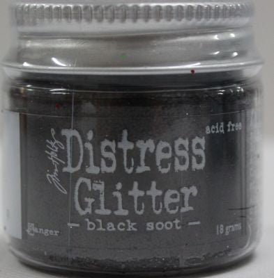 Distress Glitter - Black Soot