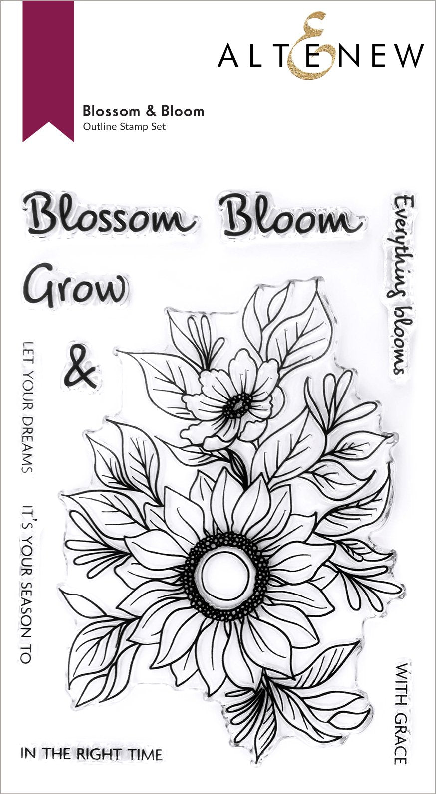 Altenew - Blossom & Bloom (stamp & die set)