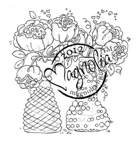 Magnolia Rubber Stamps - Bouquets With Love*