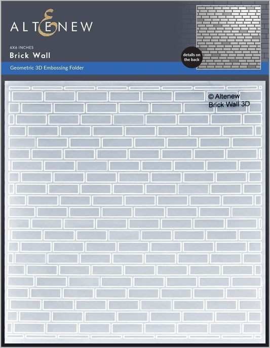 Altenew - Brick Wall 3D Embossing Folder*