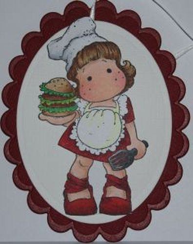 Magnolia Rubber Stamp - Burger Tilda