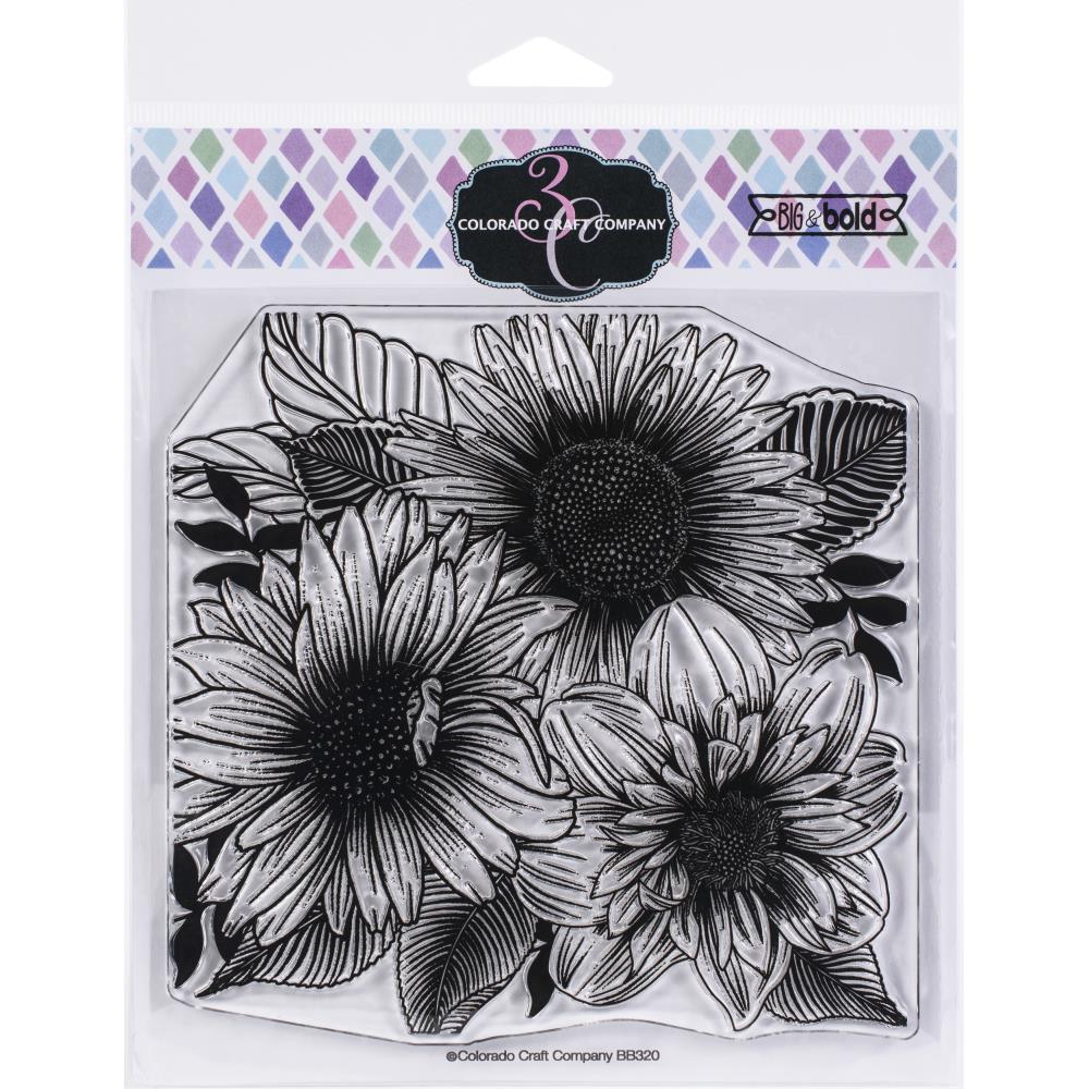 Colorado Clear Stamp - C3BB320 Daisy and Dahlia *- out of stock