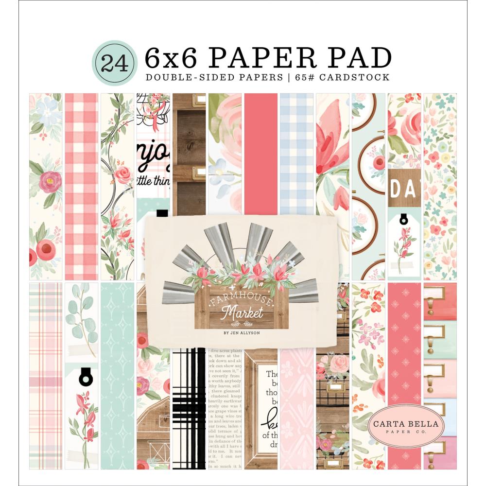 Carta Bella - Farmhouse Market - CBF113023 6x6 Paper Pad