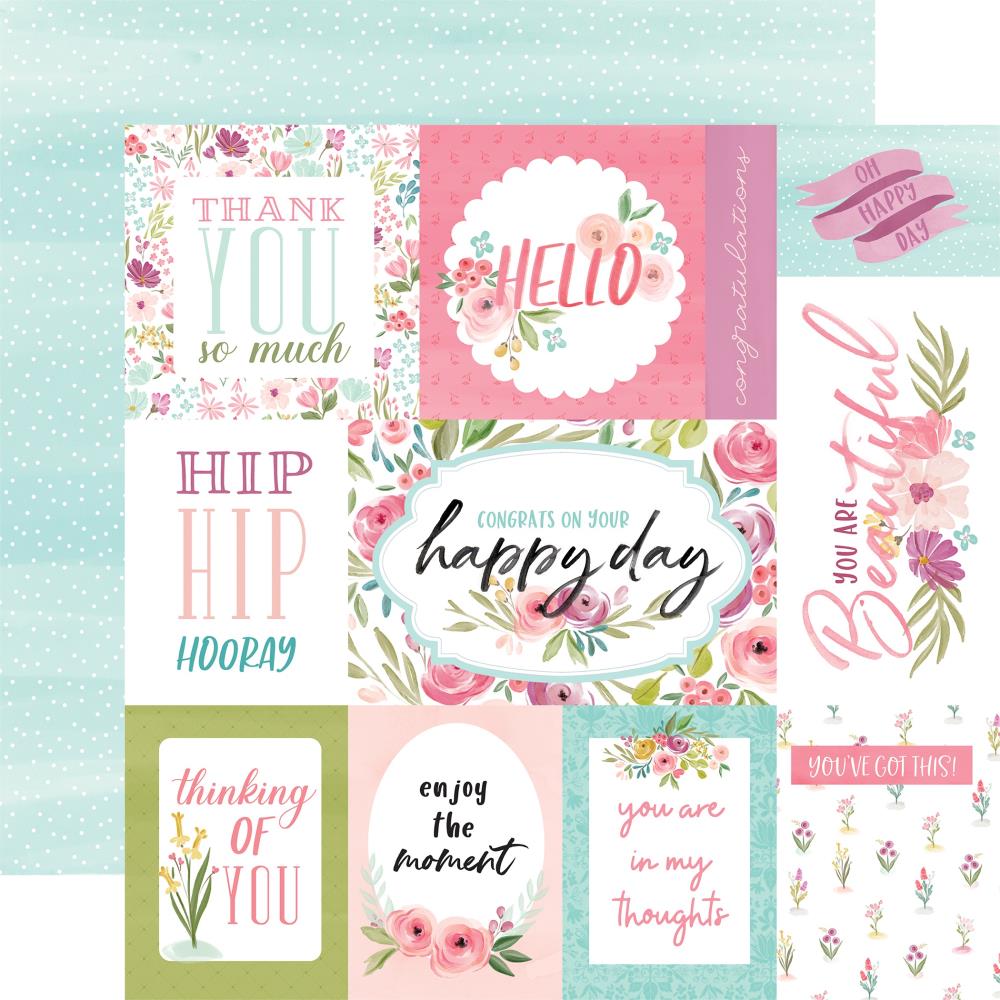 Echo Park - Flora No 3 - CBF117006 Bright Journalling Cards