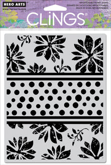 Hero Arts - CG459 Flowers & Dots..*