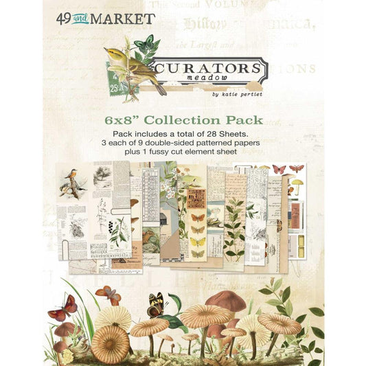 49&Market (CM36776) Curators Meadow 6x8 Paper Pad*