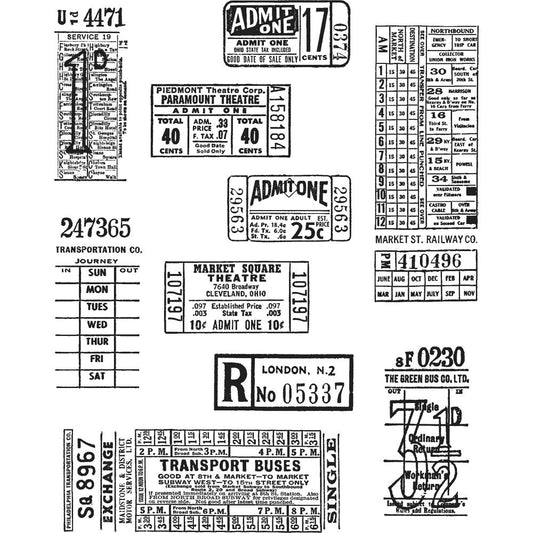 Tim Holtz/Stampers Anonymous CMS337 Ticket Booth - sold out