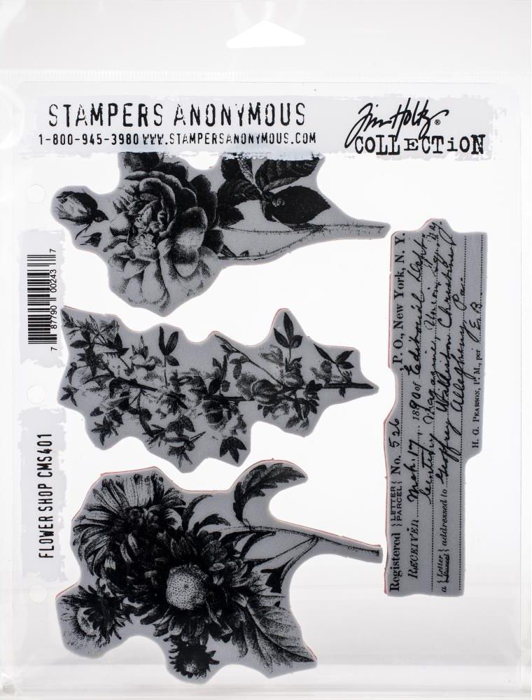 Tim Holtz CMS401 Flower Shop