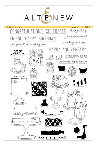 Altenew Cake Love Stamp Set..