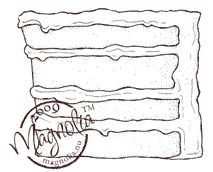 Magnolia Rubber Stamps - Cake*