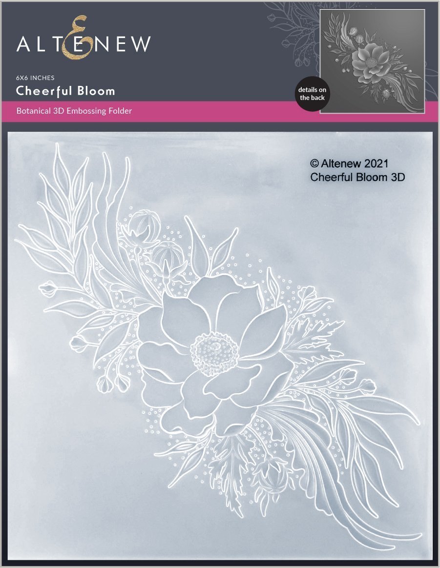 Altenew - Cheerful Bloom 3D Embossing Folder* - sold out