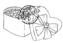 Magnolia Rubber Stamps - Chocolate Heart Box*