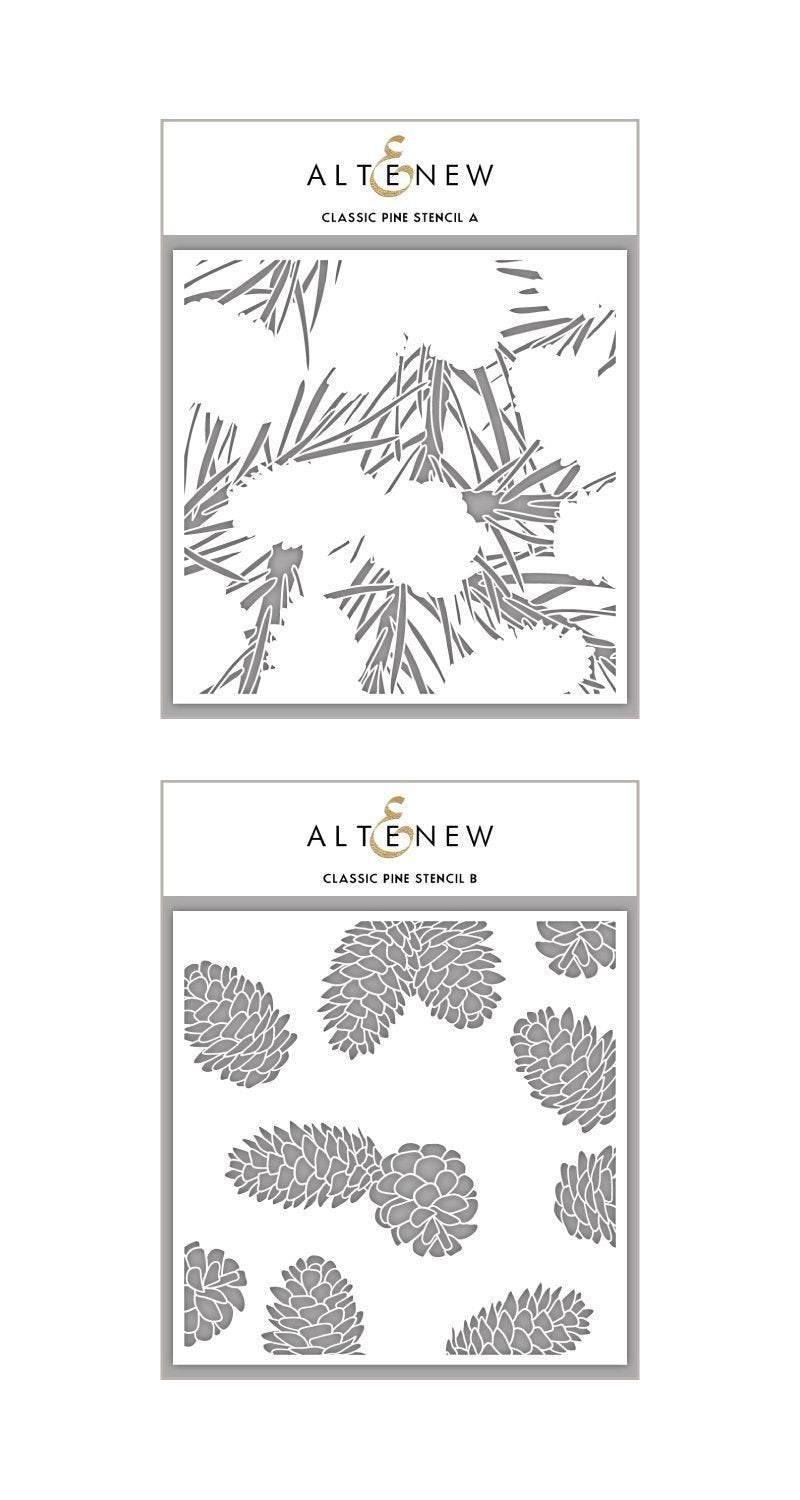 Altenew - Classic Pine Stencil bundle