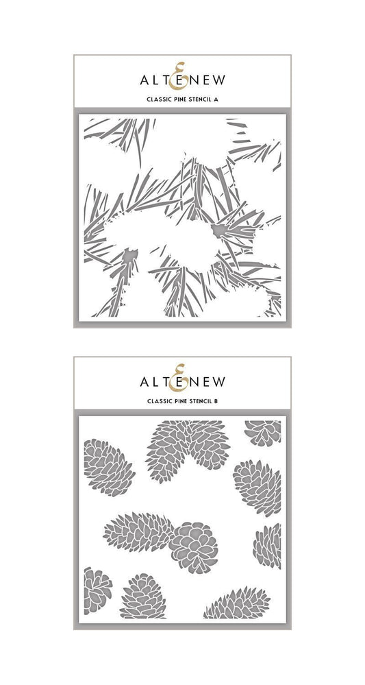 Altenew - Classic Pine Stencil bundle