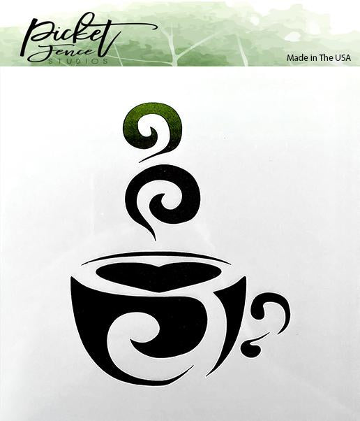 Picket Fence Studios - Coffee Cup Stencil