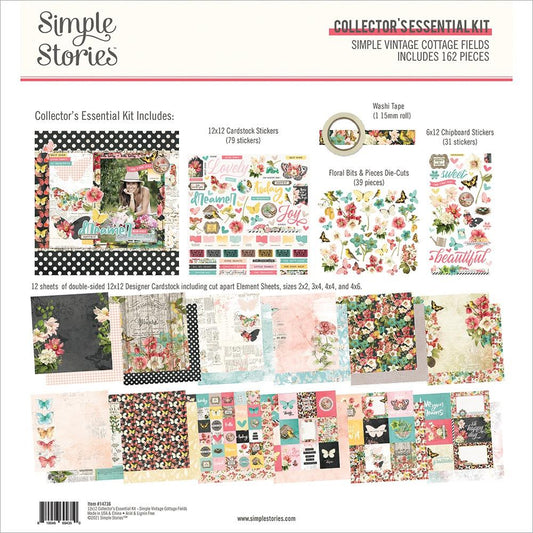 Simple Stories Collector's Essential Kit - Simple Vintage Cottage Fields (14736)