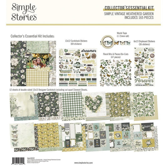 Simple Stories Collector's Essential Kit - Simple Vintage Weathered Garden (16737)