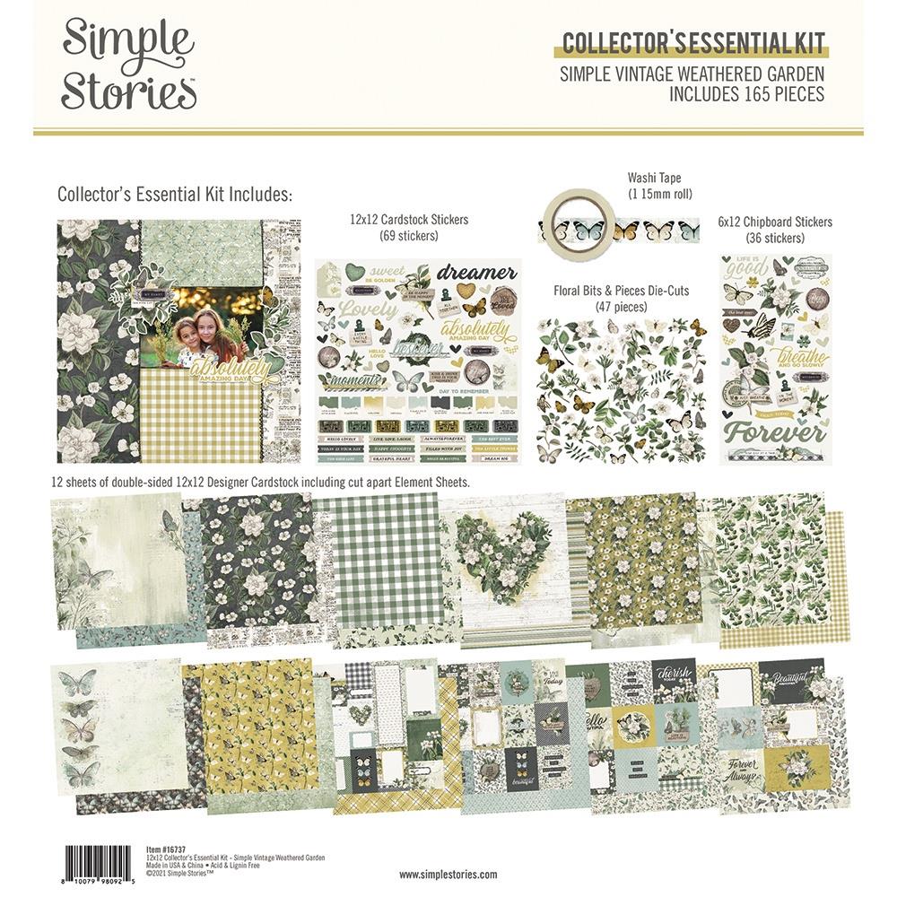 Simple Stories Collector's Essential Kit - Simple Vintage Weathered Garden (16737)