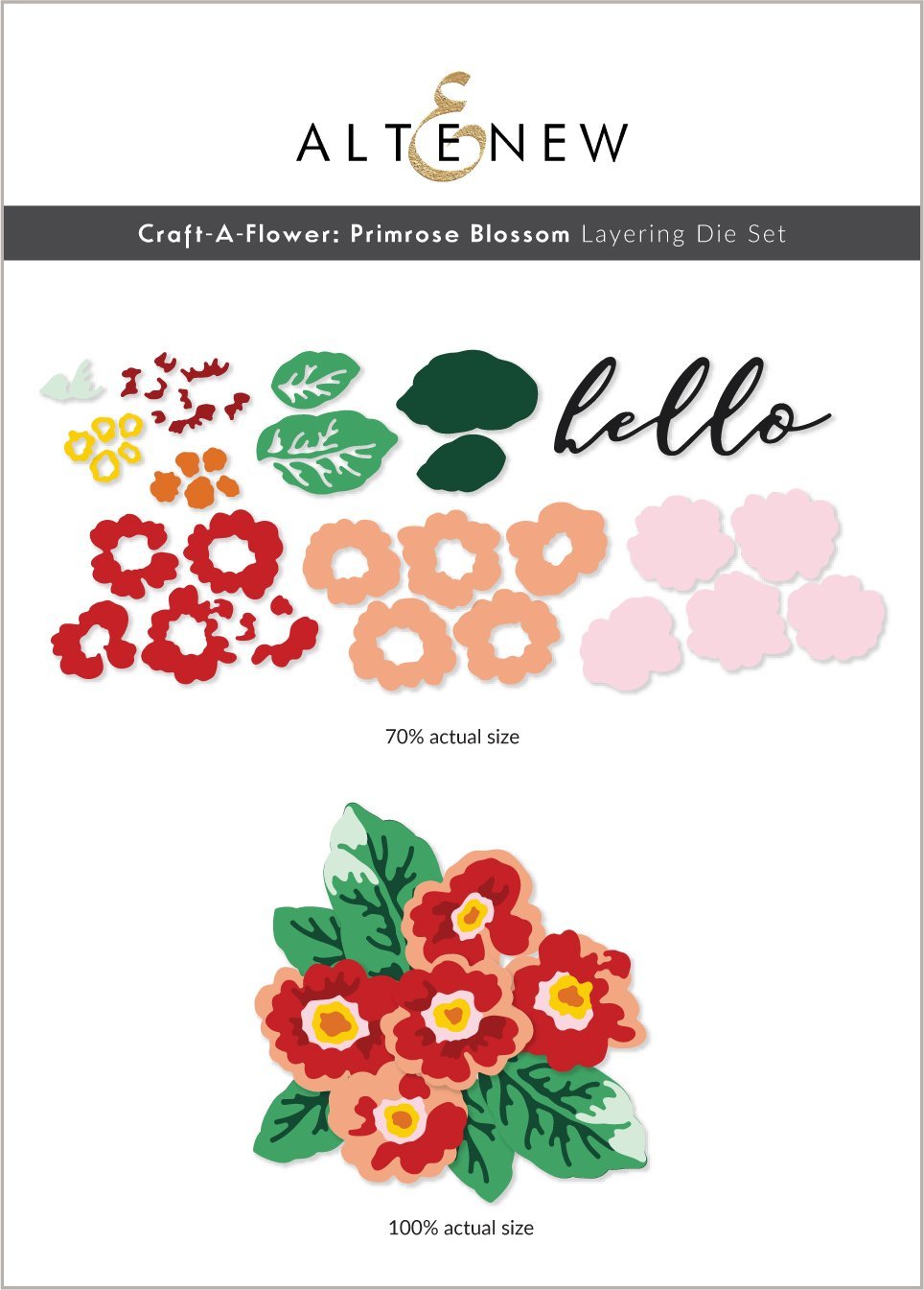 Altenew - Craft A Flower: Primrose Blossom Layering Die