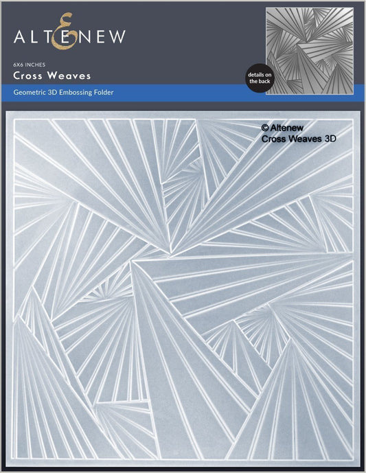 Altenew - Cross Weaves 3D Embossing Folder- out of stock