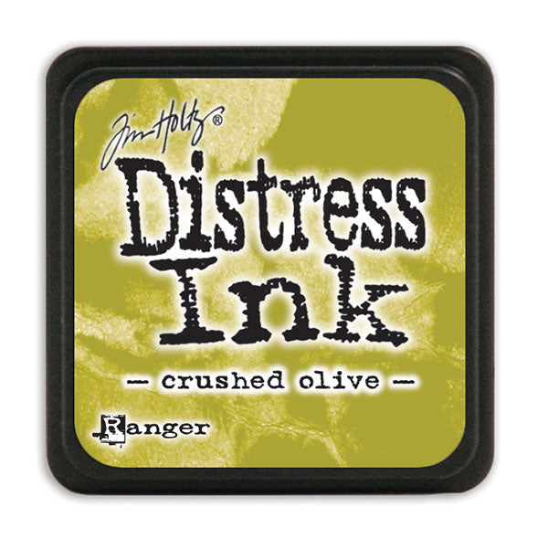 Distressed Mini Ink Pad - Crushed Olive