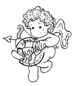 Magnolia Rubber Stamps - Cupido*