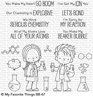 My Favorite Things - Cute Chemists (stamp and die bundle).........