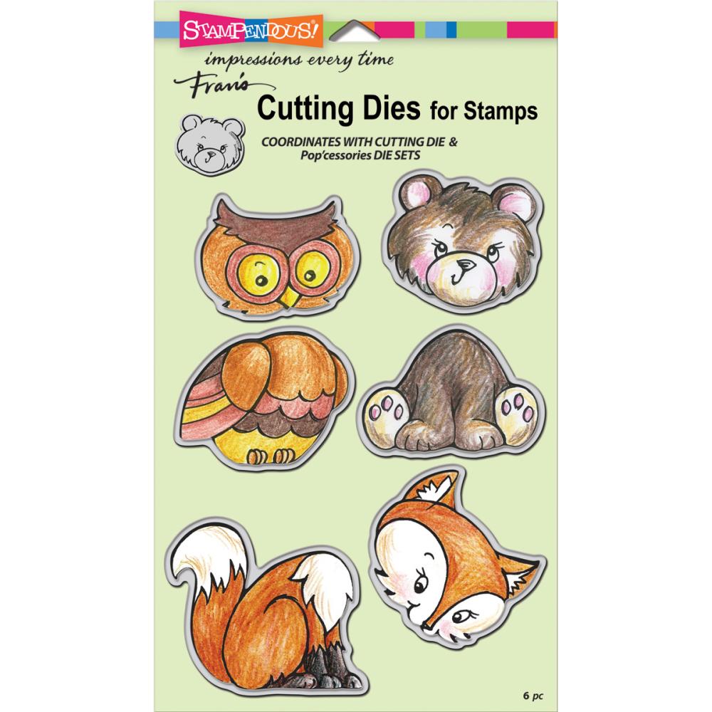 Stampendous DCS5087 Woodland Friends die set