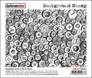 Darkroom Door DDBS017 Buttons Background Stamp