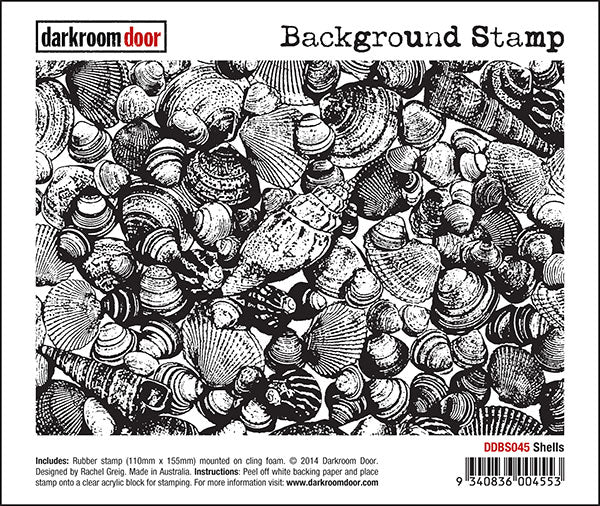 Darkroom Door - Background Stamp - DDBS045 Shells