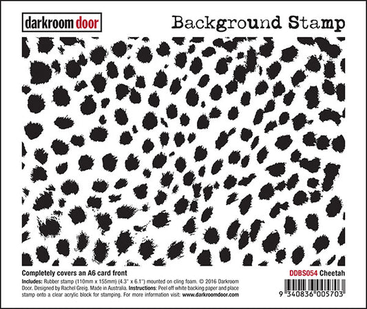 Darkroom Door Background Stamp - DDBS054 Cheetah