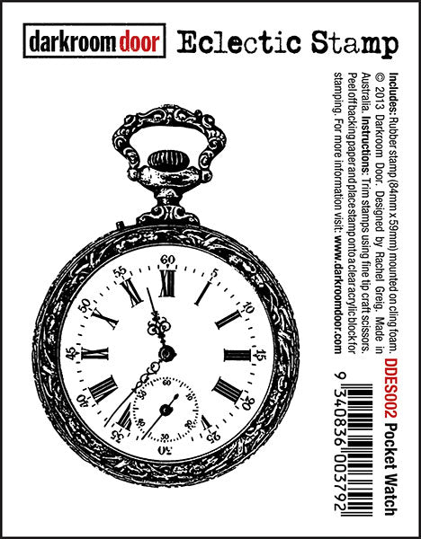 Darkroom Door Eclectic Stamp - DDES002 Pocket Watch