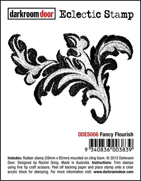 Darkroom Door Eclectic Stamp - DDES006 Fancy Flourish