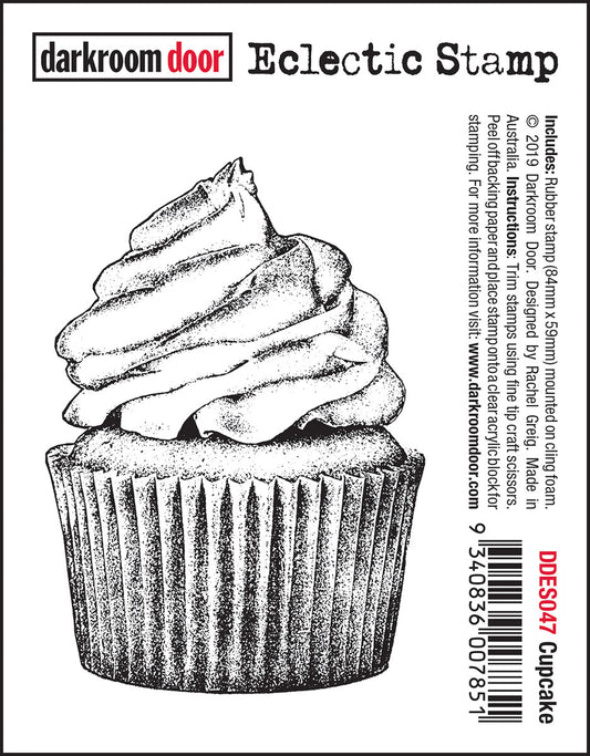 Darkroom Door - DDES047 Eclectic Stamp - Cupcake